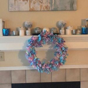 Springtime Fabric Wreath